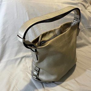 Coach Metallic Leather Hobo